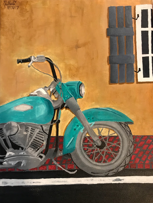 Motorcycle painting