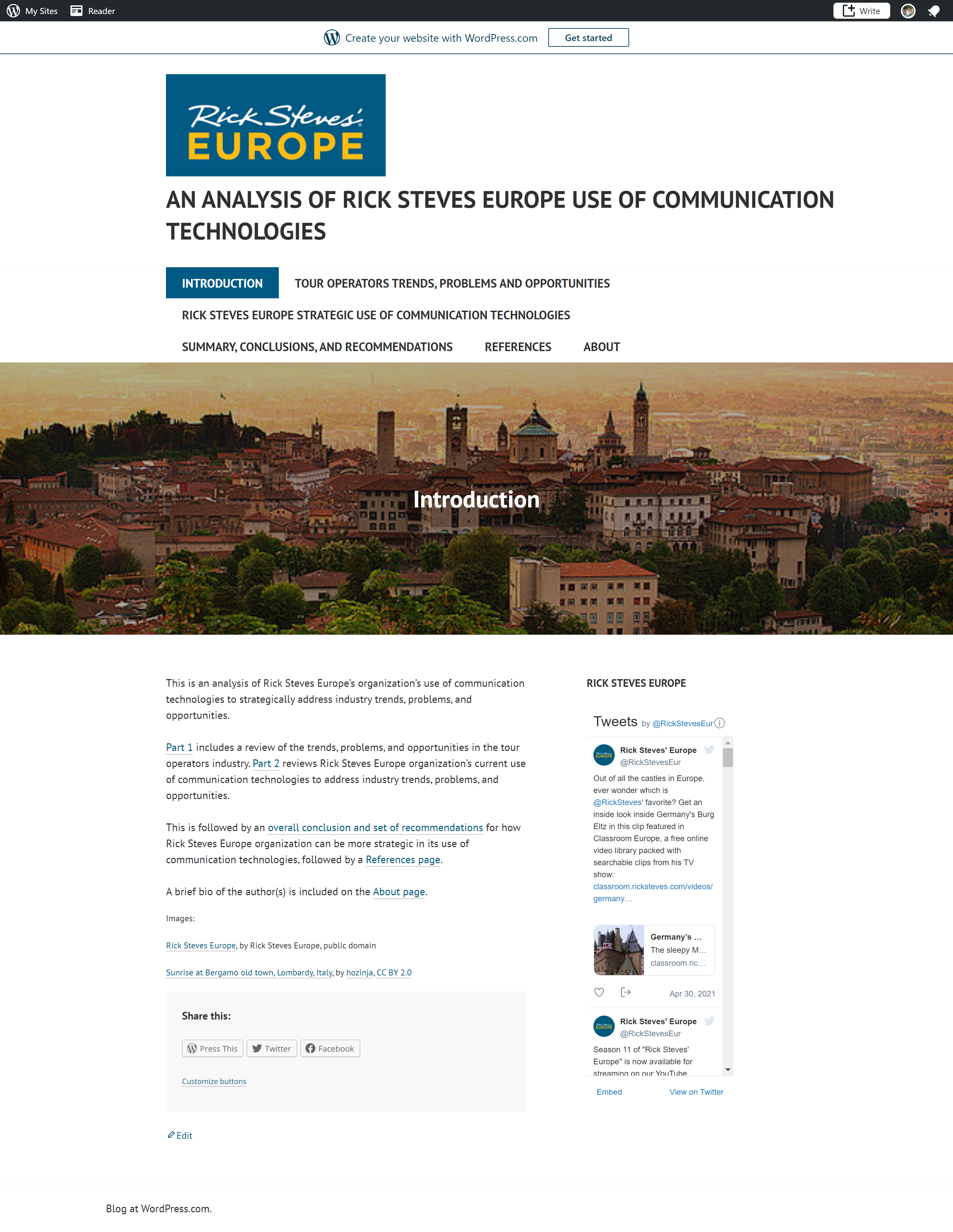 Rick Steves Europe Website